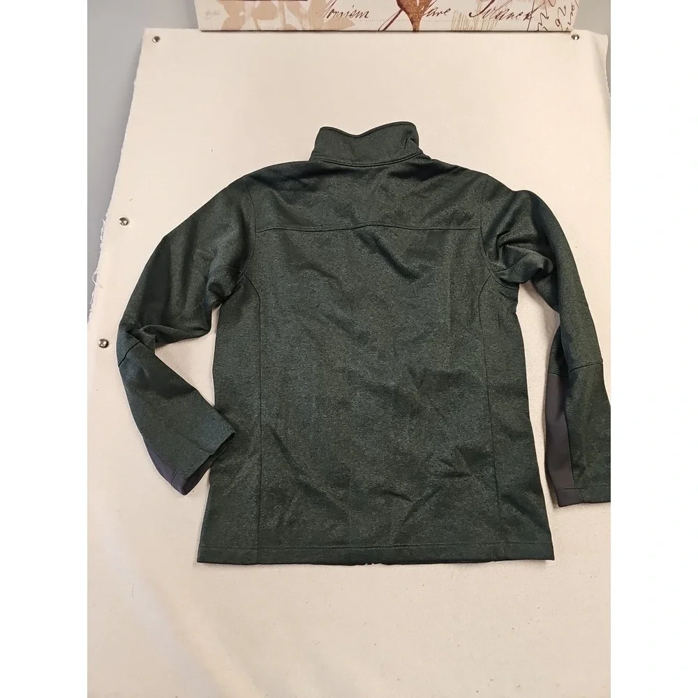 The North Face Mens Full Zip Softshell Jacket Green‎ Heather Lime Green Medium